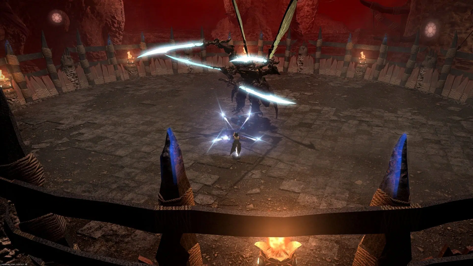 These fights are still quite easy, though a few of the mechanics might be tricky. You can likely DPS right past them though (Image via Square Enix)