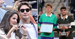 George Russell and his girlfriend Carmen Mundt spotted at Jannik Sinner vs Carlos Alcaraz’s French Open final in Paris