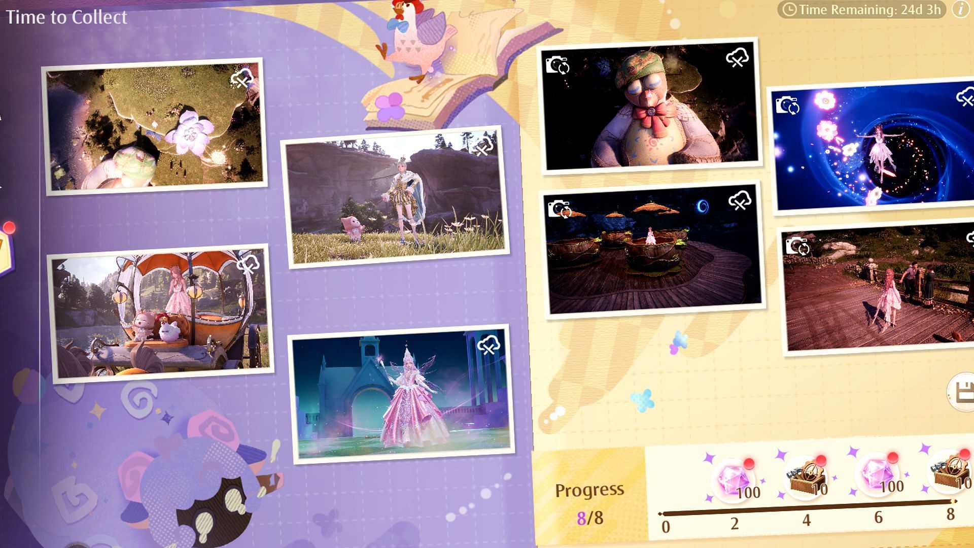Guide for collecting all photos in the Playful Hearts Album (Image via Sportskeeda Gaming/Infold Games)