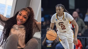 LSU’s MiLaysia Fulwiley drops 3-word reaction for GF JaMeesia Ford’s black & white snap from the track