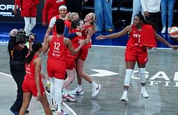 "Ones her best friend the other is her bodyguard" - WNBA fans amused by Caitlin Clark's locker placement between Lexie Hull and Sophie Cunningham
