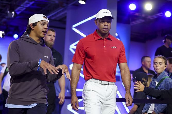 In Pictures: Tiger Woods makes rare appearance to back son Charlie Woods at Florida Amateur Championship