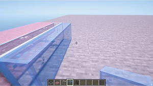 Minecraft player creates a glass slab mod, and fans are loving it