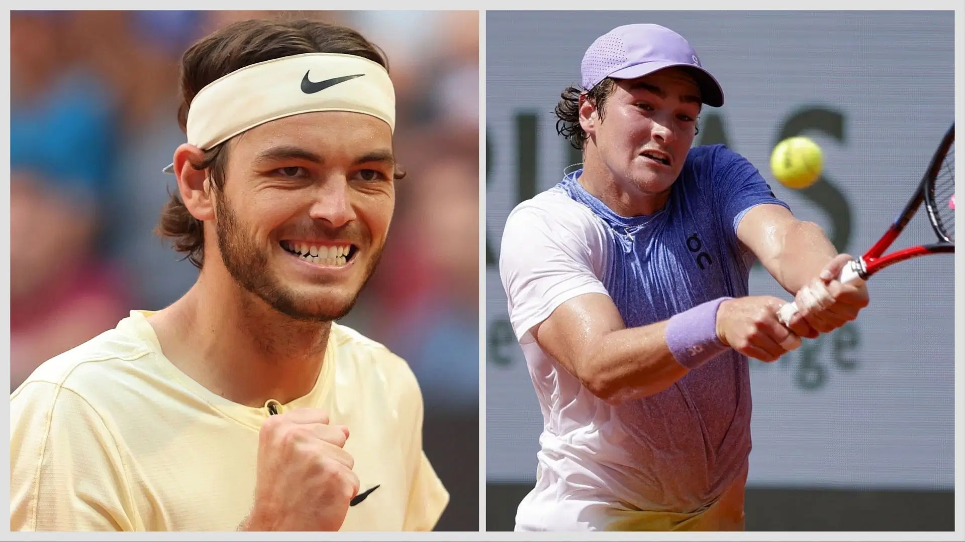 Taylor Fritz (L) Joao Fonseca (R) | Getty