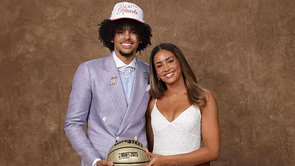 Aaliyah Crump's wholesome moment with BF, Asa Newell, at the NBA Draft elicits reactions from Sienna Betts, Addison Bjorn & others