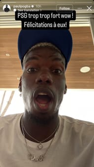 Paul Pogba Instagram Story