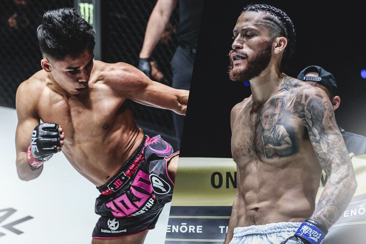 Johan Ghazali (left) and Diego Paez (right). [Photos from ONE Championship]
