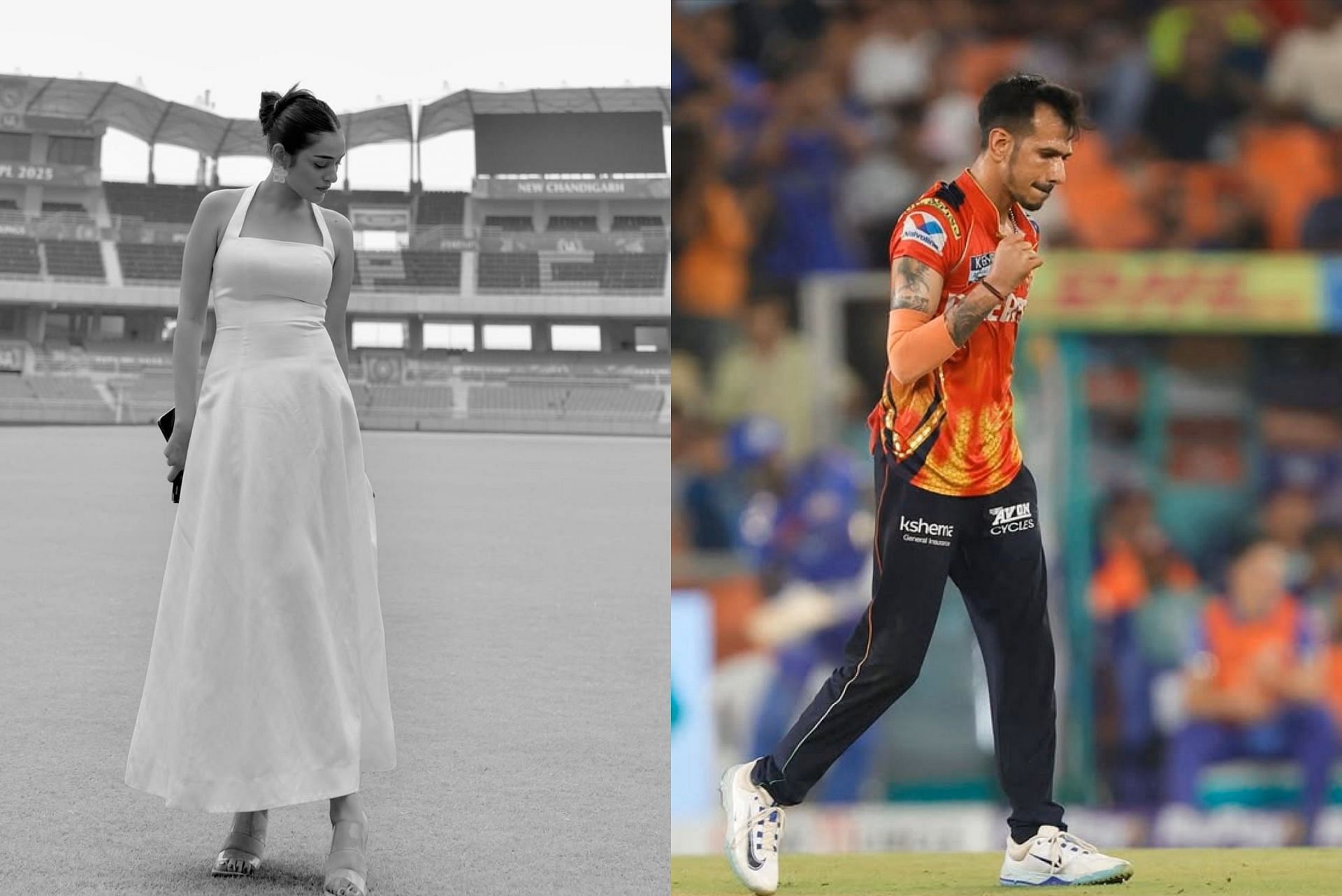 RJ Mahvash (L) and Yuzvendra Chahal (R) (Image via Instagram-@yuzi_chahal23 and @rj.mahvash)