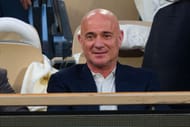 Andre Agassi at the 2025 French Open - Image Source: Getty