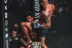 “The best knockout” - Shocked fans react to Demetrious Johnson’s iconic flying knee KO of Adriano Moraes
