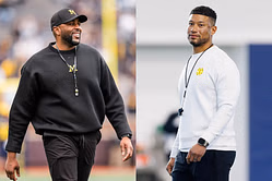 "Big loss for Notre Dame" - CFB fans react as Michigan beats out Marcus Freeman for 6’3" star DL
