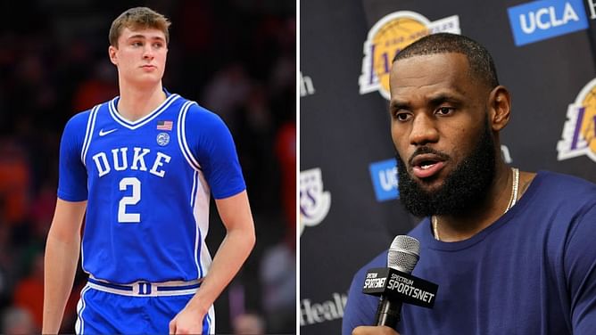 "He's a freak of nature" - Ex-NBA champ believes Cooper Flagg has same ceiling as LeBron James with one big 'if'