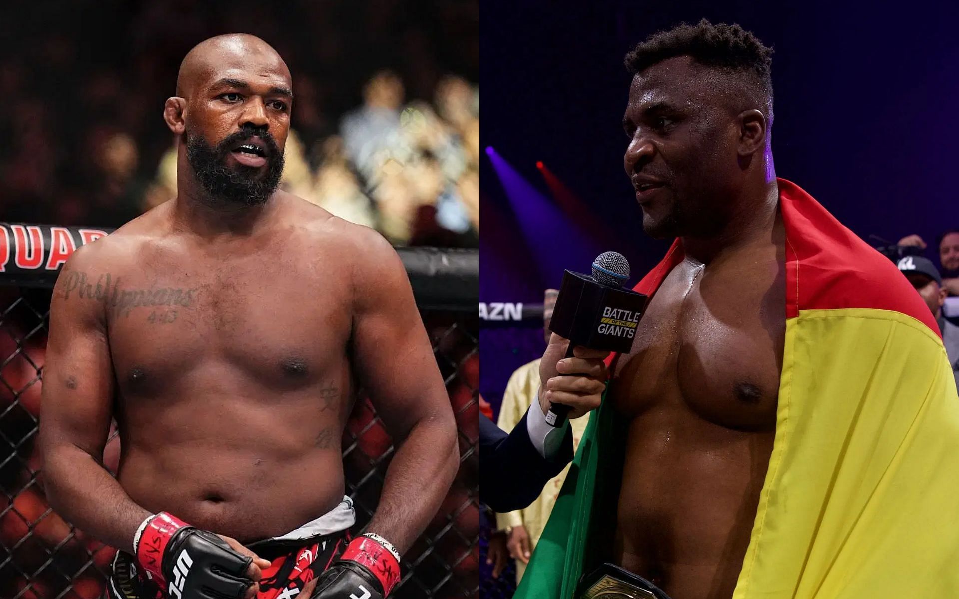Jon Jones expresses interest in potential Francis Ngannou clash [Image courtesy: Getty Images]