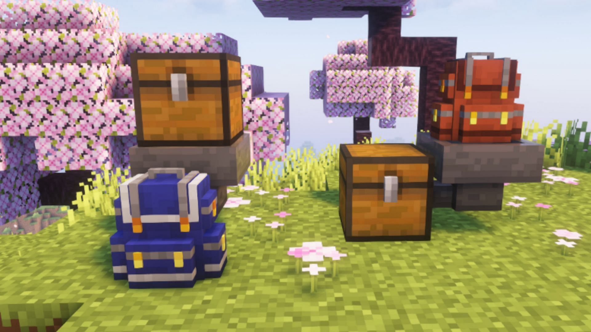 Sophisticated Backpacks is one of the most popular mods for backpacks (Image via Mojang Studios || CurseForge/P3pp3rF1y)