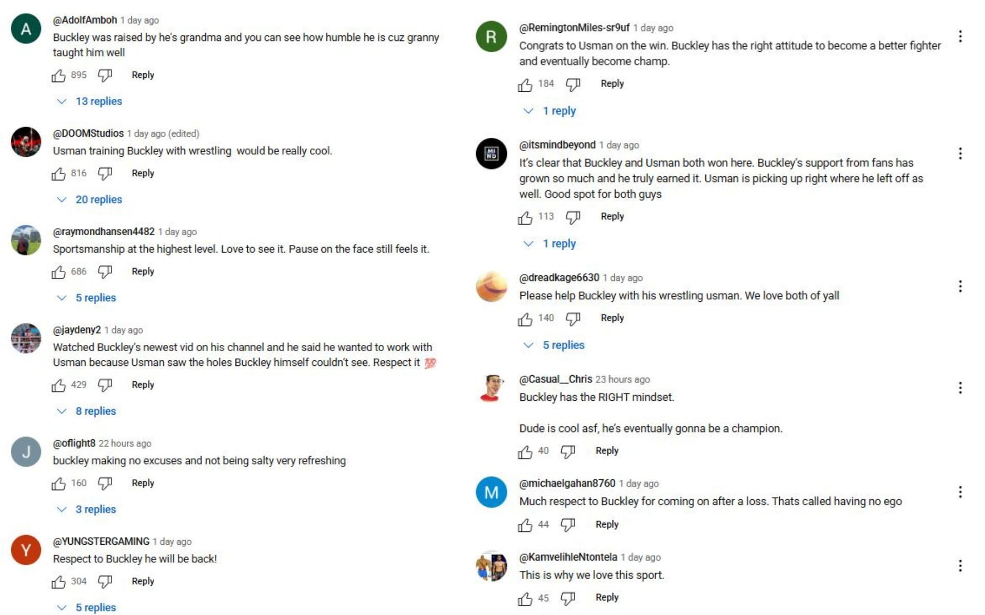 More comments on the video. [Image courtesy: Pound 4 Pound on YouTube]
