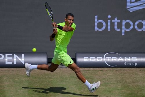 Felix Auger-Aliassime at the Boss Open 2025. (Photo: Getty)