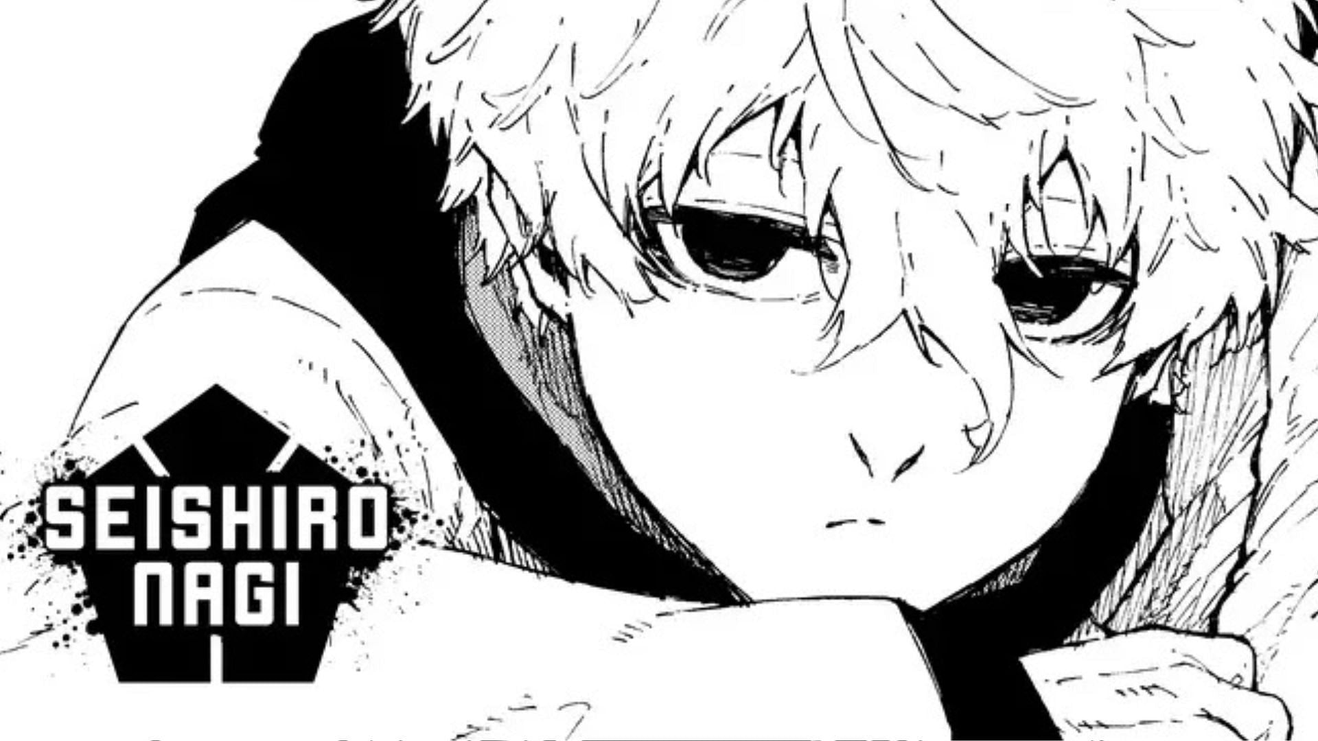 Seishiro Nagi As See Ent in Blue lock (Image via Kodansha)