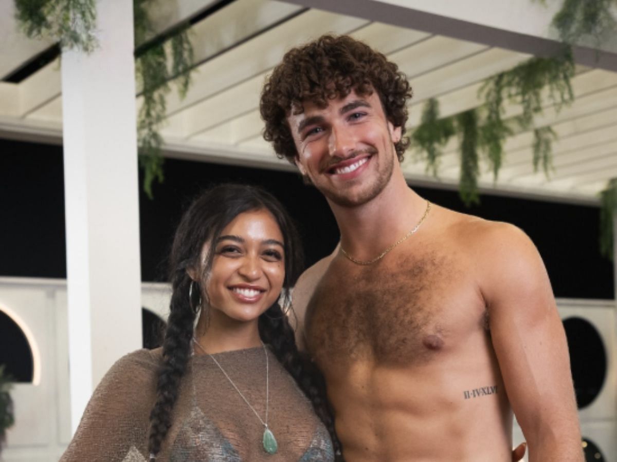 Cierra and Elan of Love Island USA Casa Amor (Image via Instagram/@loveislandusa)