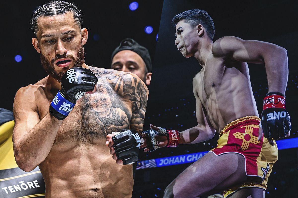 Diego Paez (left) and Johan Ghazali (right). [Photos from ONE Championship]
