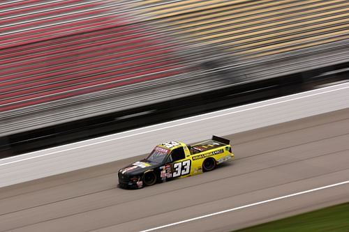 Frankie Muniz driving the #33 RBR Ford at Michigan International Speedway - Source: Getty