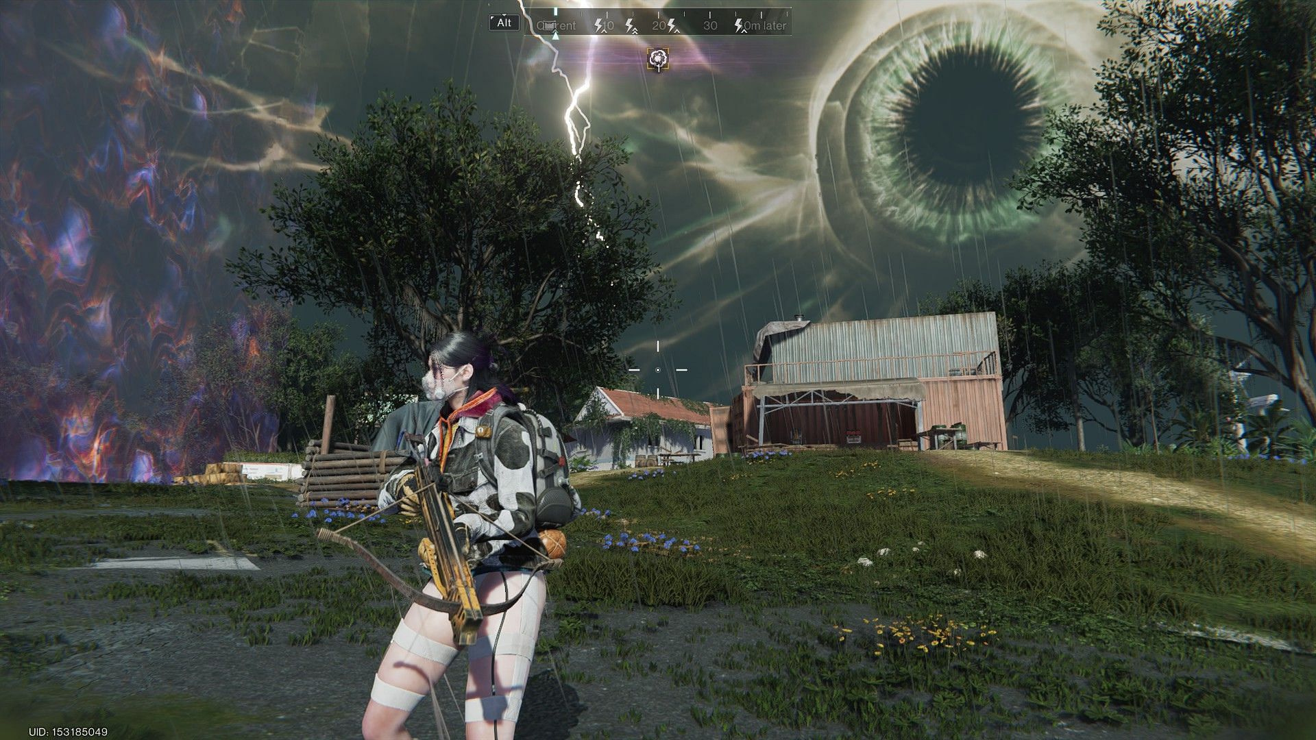 Lightning inside a Dream Zone in Once Human (Image via Starry Studio)