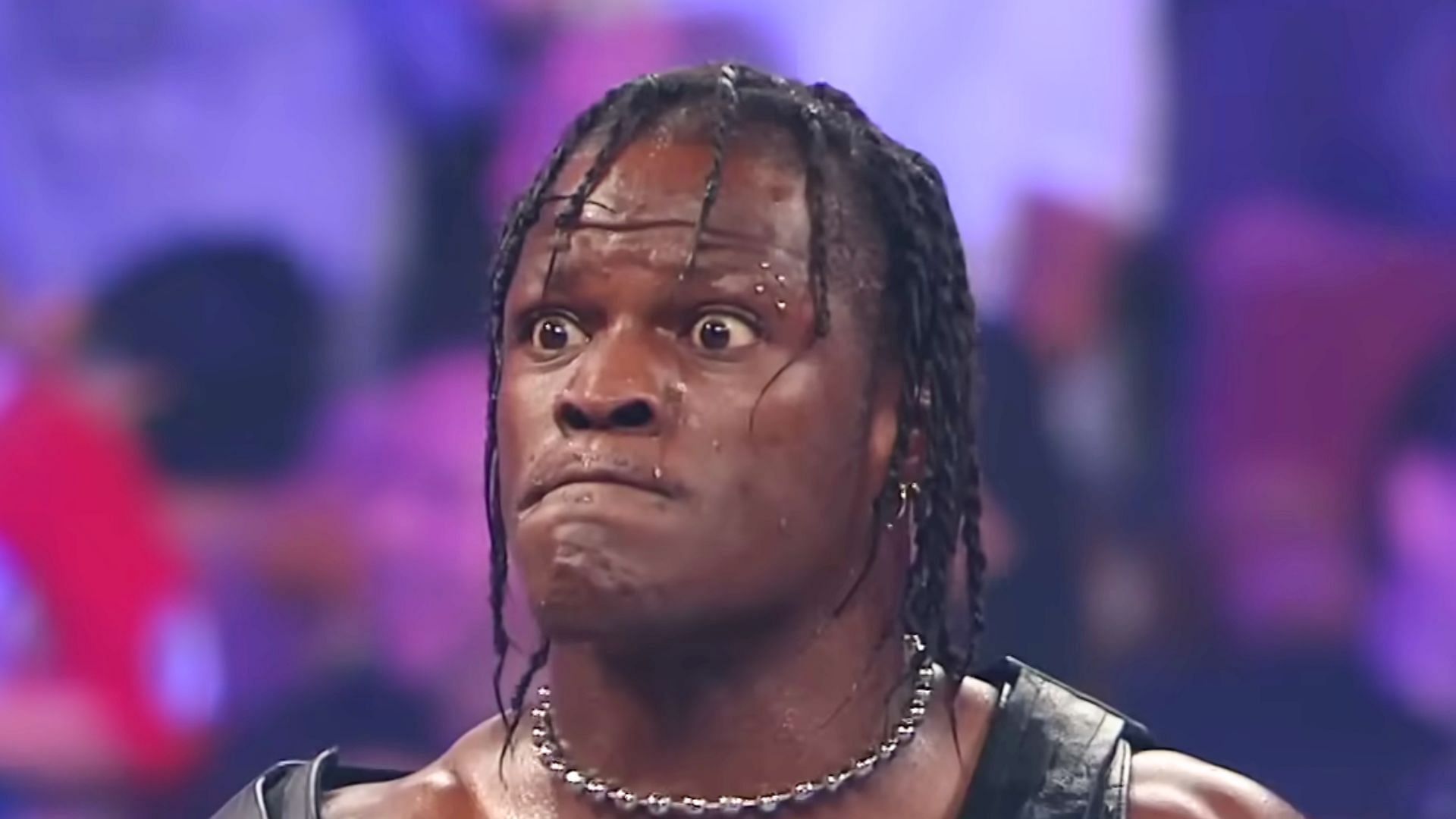 R-Truth is no longer a WWE superstar. (Image via WWE YouTube) 