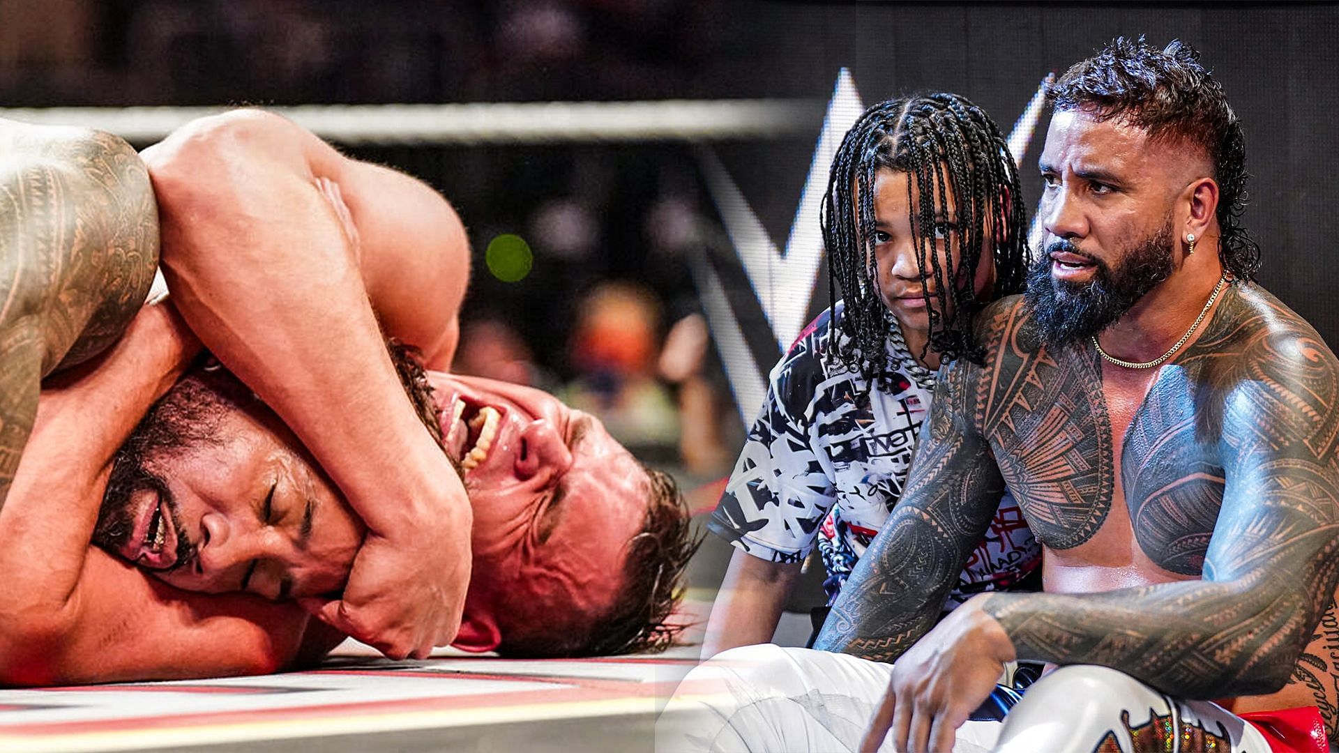 Jey Uso &amp; Gunther! (Credits: WWE.Com)