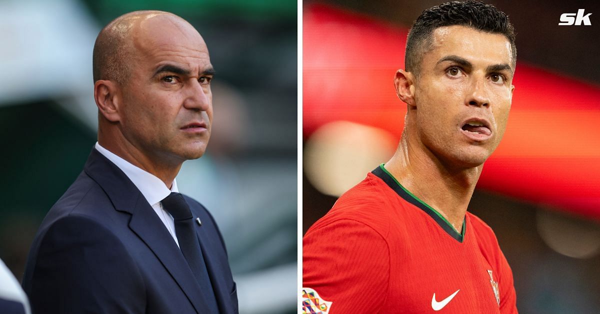 Roberto Martienz (left) and Cristiano Ronaldo