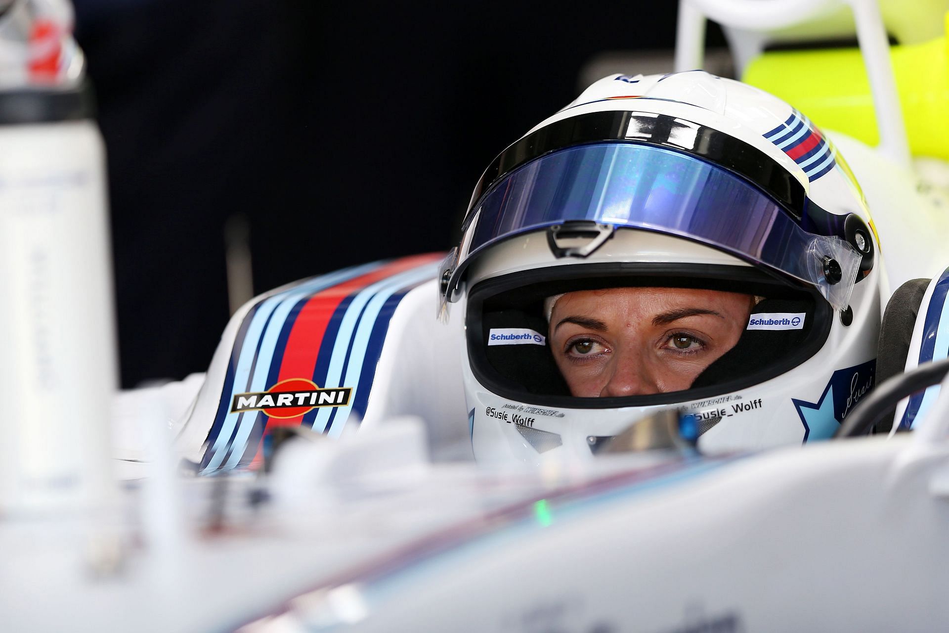 Susie Wolff at the practice for the 2014 F1 Grand Prix of Germany - Source: Getty
