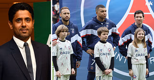 “Never going to forget” - Nasser Al-Khelaifi sends message to Lionel Messi, Kylian Mbappe and Neymar after PSG win Champions League