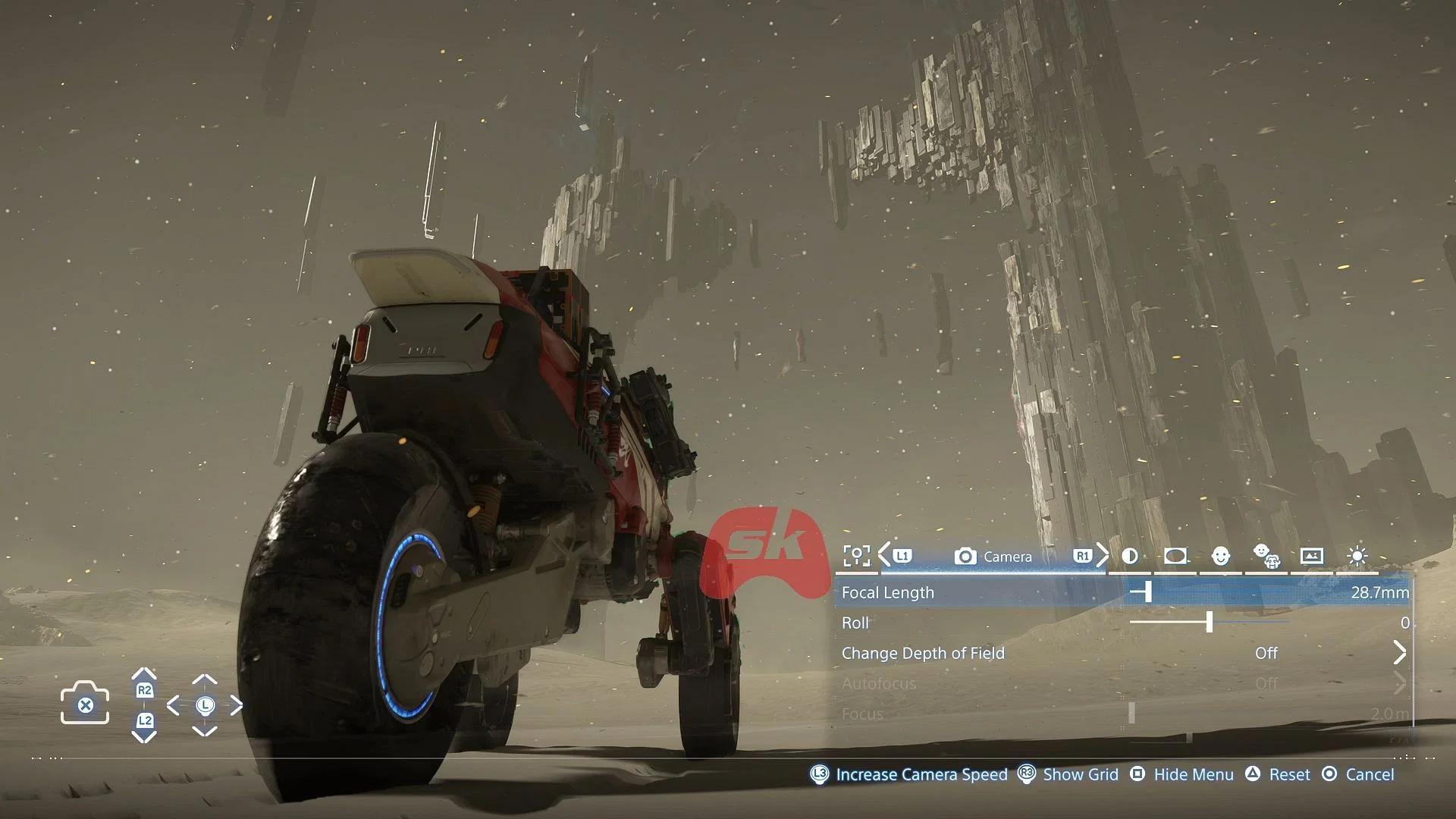 You can set the Focal length as well (Image via Sportskeeda Gaming / Sony Interactive Entertainment)