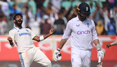 Jasprit Bumrah has played nine Tests in England. [P/C: Getty]