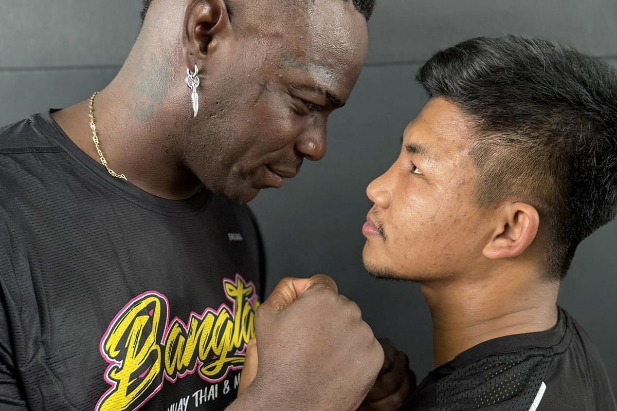 Mario Balotelli (left) and Rodtang (right), [Photo from Rodtang