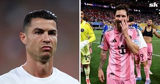 WATCH: Palmeiras defender who vowed to celebrate like Cristiano Ronaldo infront of Lionel Messi ironically gets injured as Inter Miami score