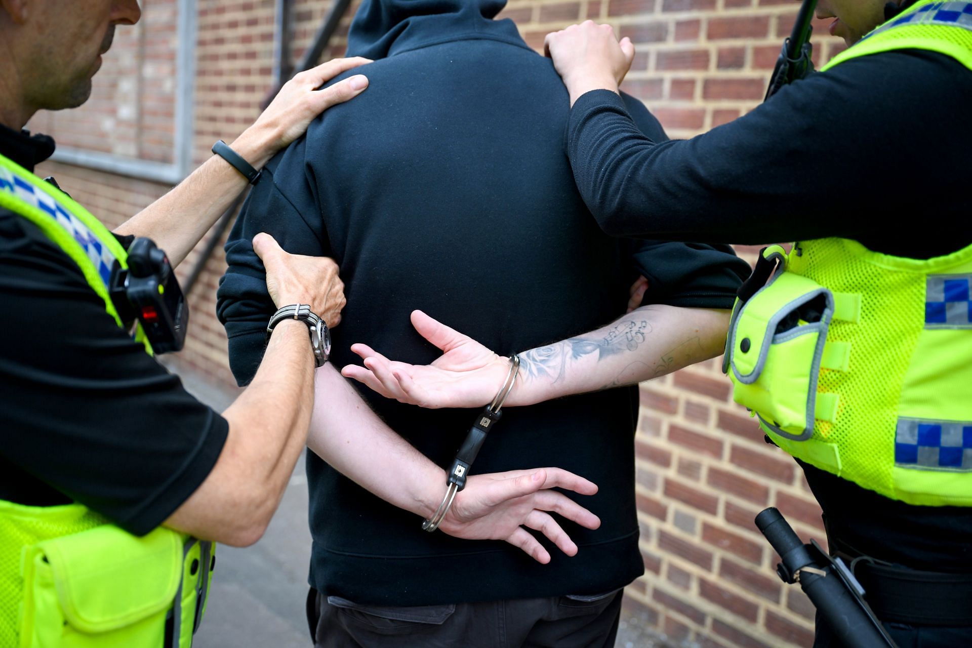 Police Officers Arrest Demonstration - Source: Getty
