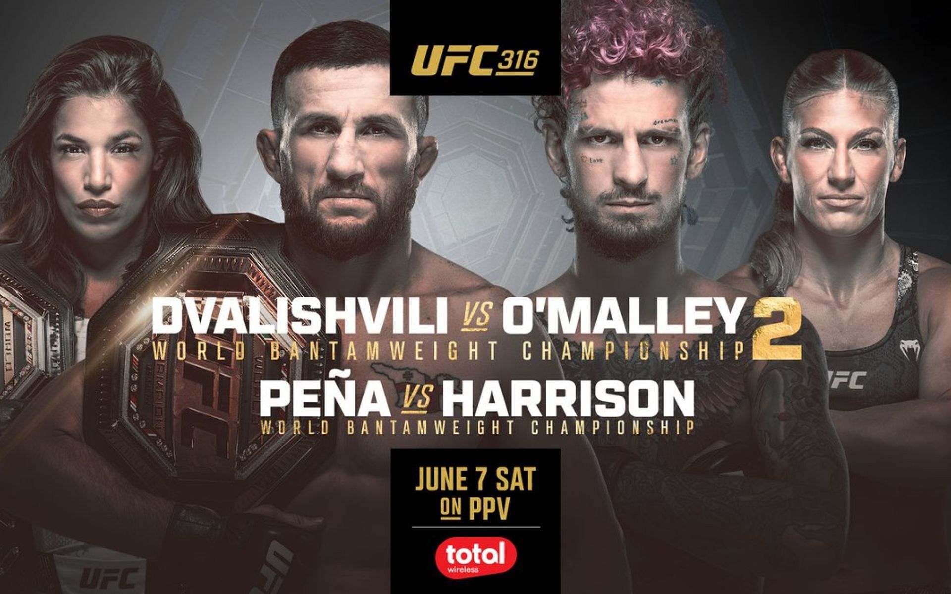 UFC 316: Merab Dvalishvili vs. Sean O