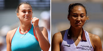 Controversial scenes at French Open as Zheng Qinwen gets overruled by umpire, HawkEye shows different result at crucial point in Aryna Sabalenka loss
