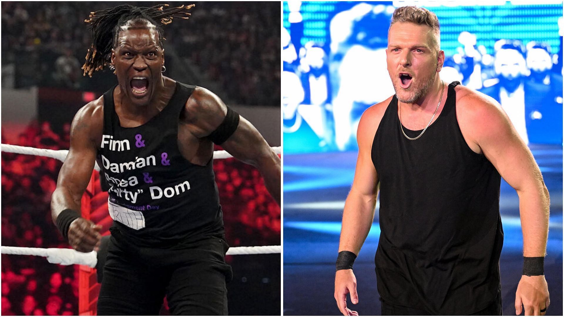 R-Truth and Pat McAfee. (Photos: WWE.com)