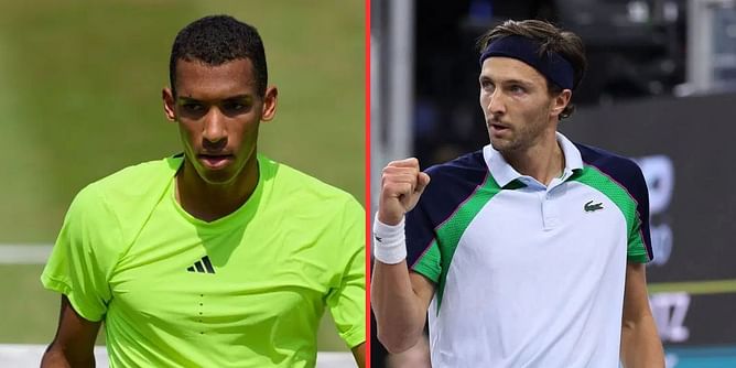 WATCH: Hecklers targeting Felix Auger-Aliassime ejected in Mallorca, opponent Arthur Rinderknech sticks up for Canadian with bold gesture