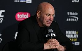Dana White reminisces about brawl that resulted in hilarious childhood photo: "Hit me on the face with a snow shovel"