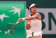 Eala in action at the 2025 French Open (Source: Getty)