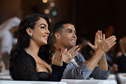 Georgina Rodriguez and Cristiano Ronaldo