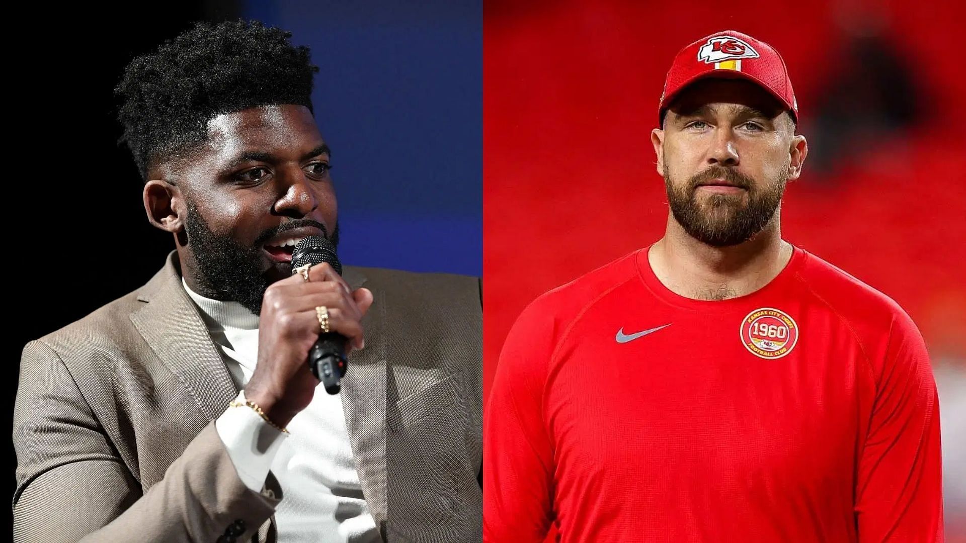 Emmanuel Acho expresses confidence in Travis Kelce - via Getty/CMS