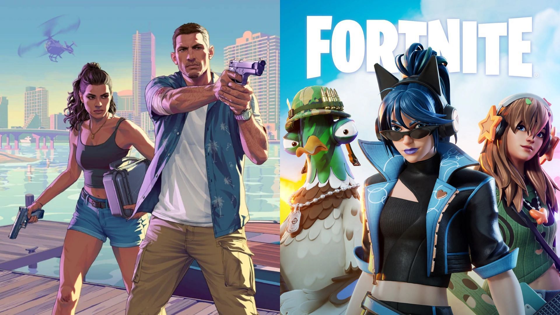 GTA 6 and Fortnite have many differences in them (Images via Rockstar Games, Epic Games)