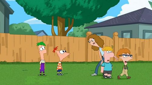 A still from Phineas & Ferb (Image via Disney+)