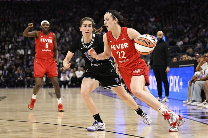 "Starting to wonder if Caitlin Clark has a mental block": Fever fans react as Kate Martin remains undefeated against former Iowa teammate