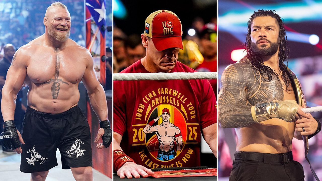 Lesnar, Cena, and Reigns (via WWE