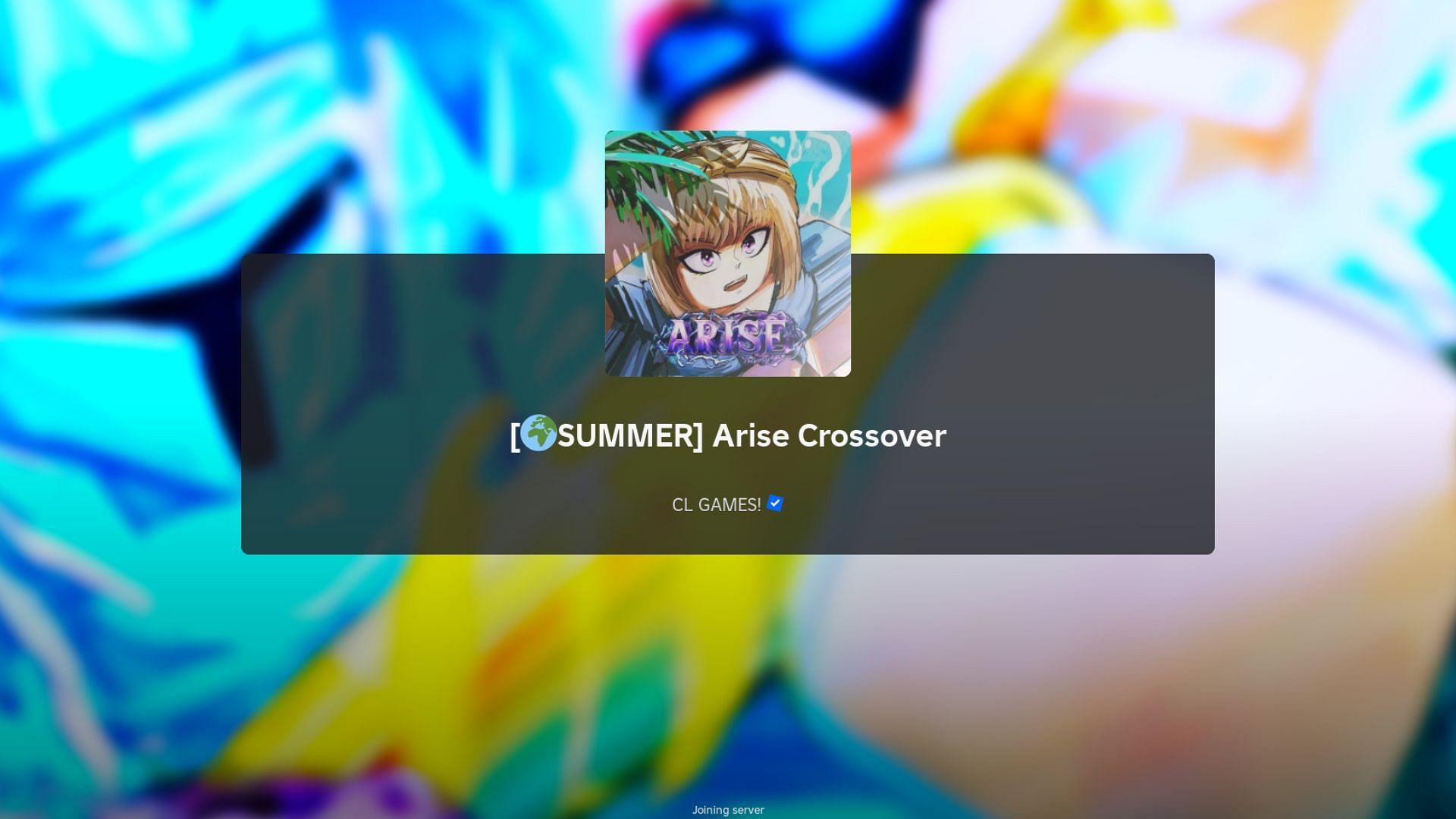 The Summer update is live in arise (Image via Roblox)