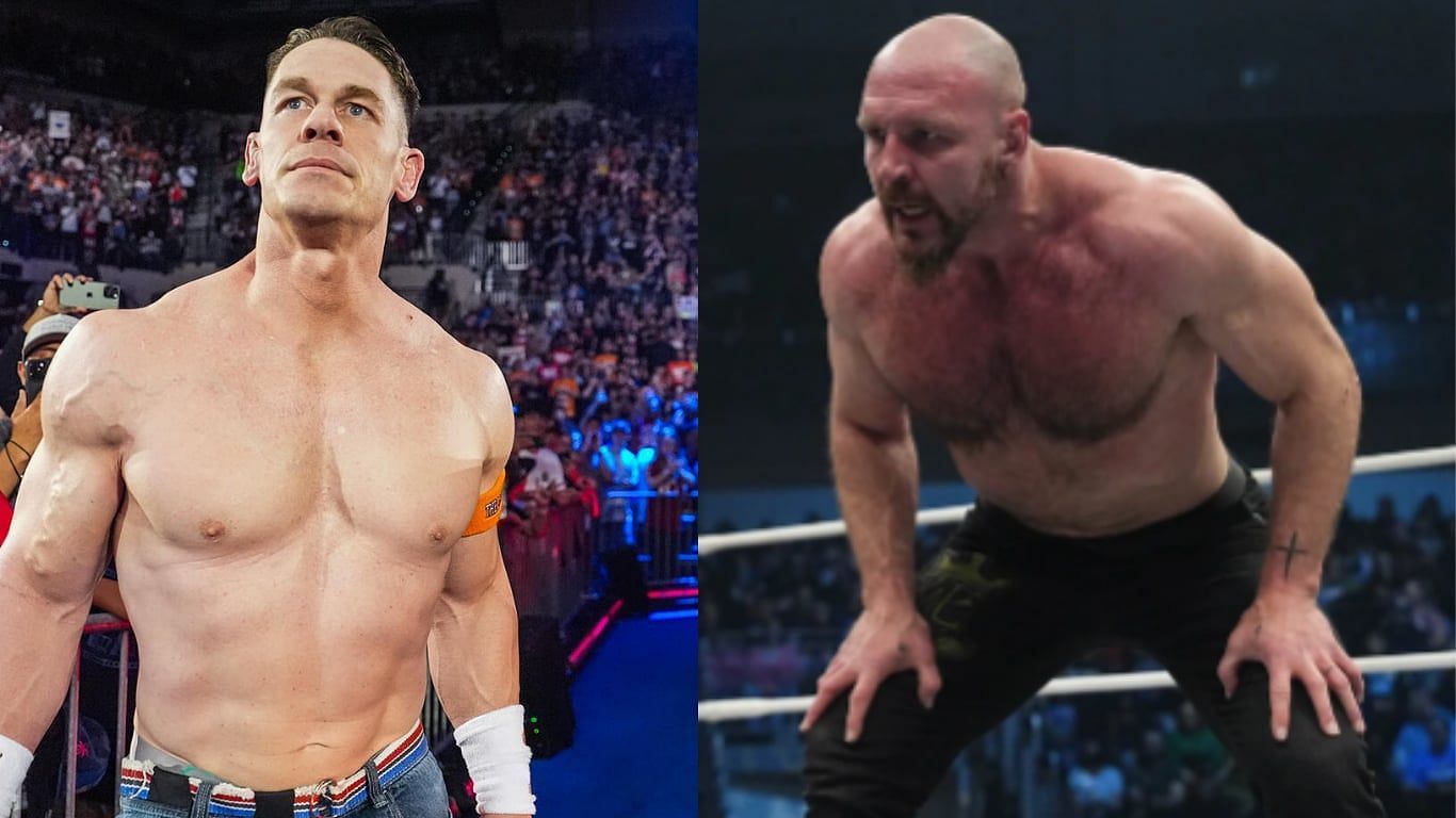 Jon Cena and Jon Moxley (Image Credit: WWE.com &amp; allelitewrestling.com)