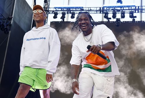 Pharrell and Pusha T2022 Something In The Water Music Festival (Image Source: Getty)